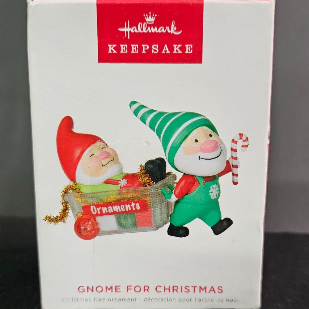 2022 Hallmark Gnome For Christmas 2nd In Series Keepsake Ornament  Benedetti NIB